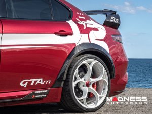 Alfa Romeo Giulia Quadrifoglio GTAm Conversion Kit by PariS'5 GaraGe - Rear GTAm Spoiler - Adjustable - Carbon Fiber